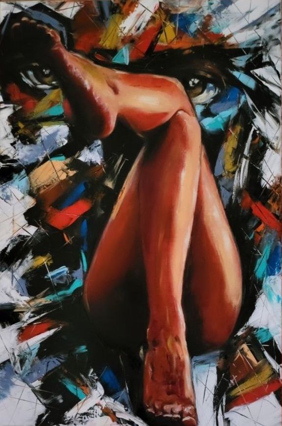 ArteDiAlina.com painting: Aegina and Zeus